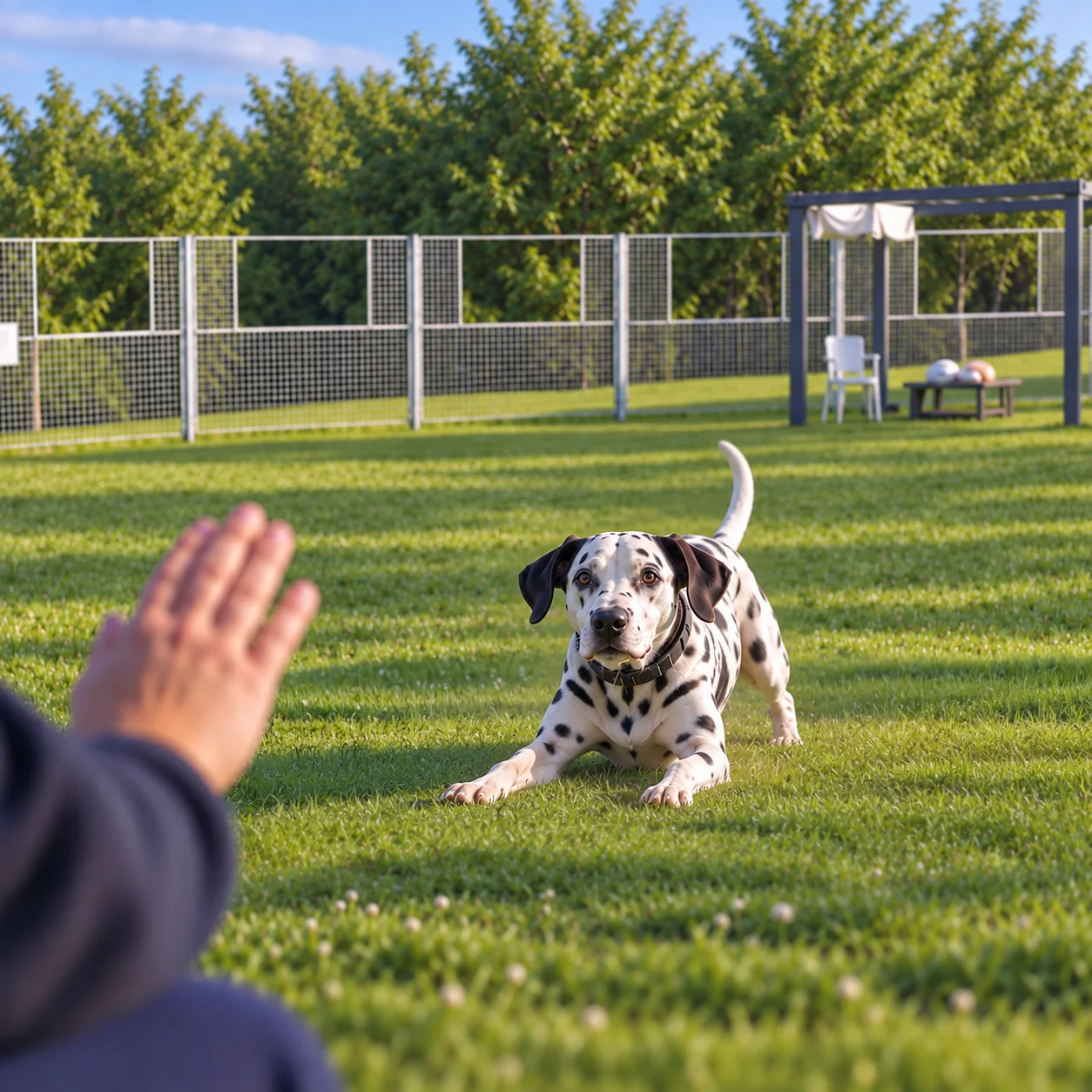 adult dog training exercise