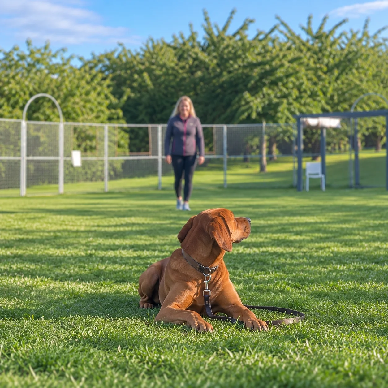 adult dog training exercise