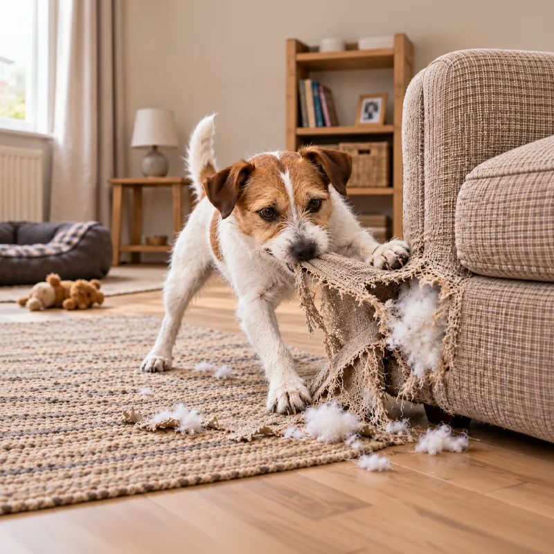 destructive dog behaviour