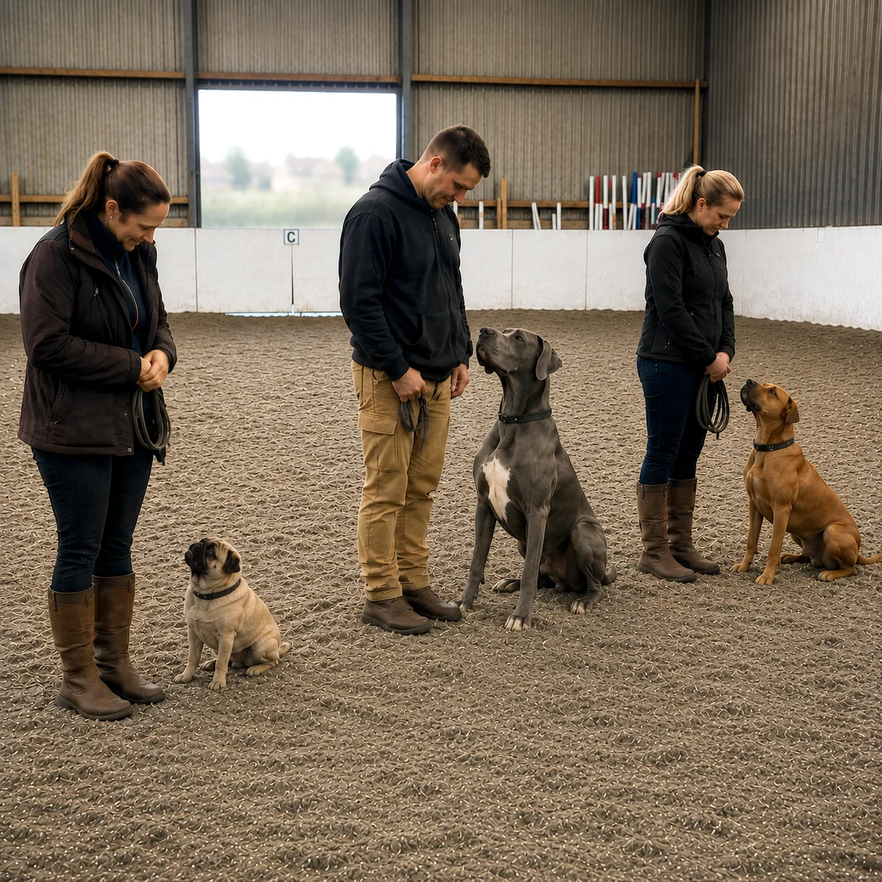 indoor dog training