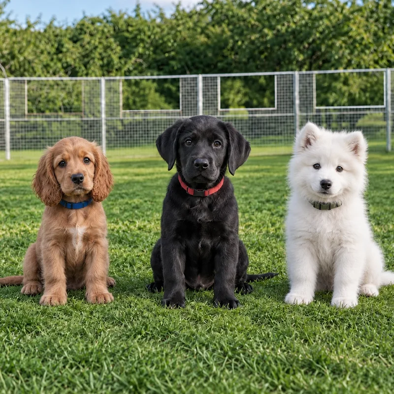 puppies training group