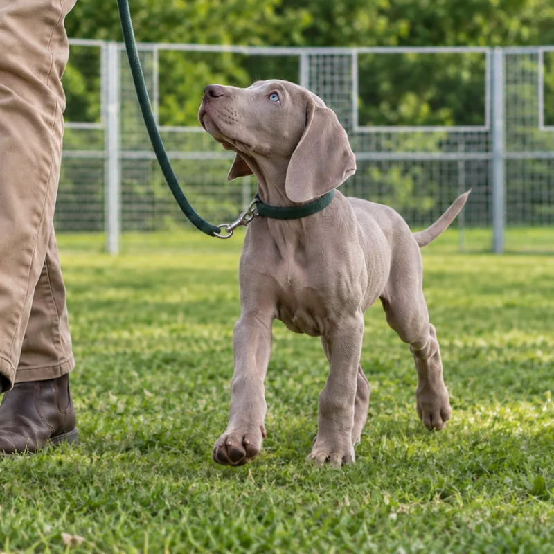 puppy training outside